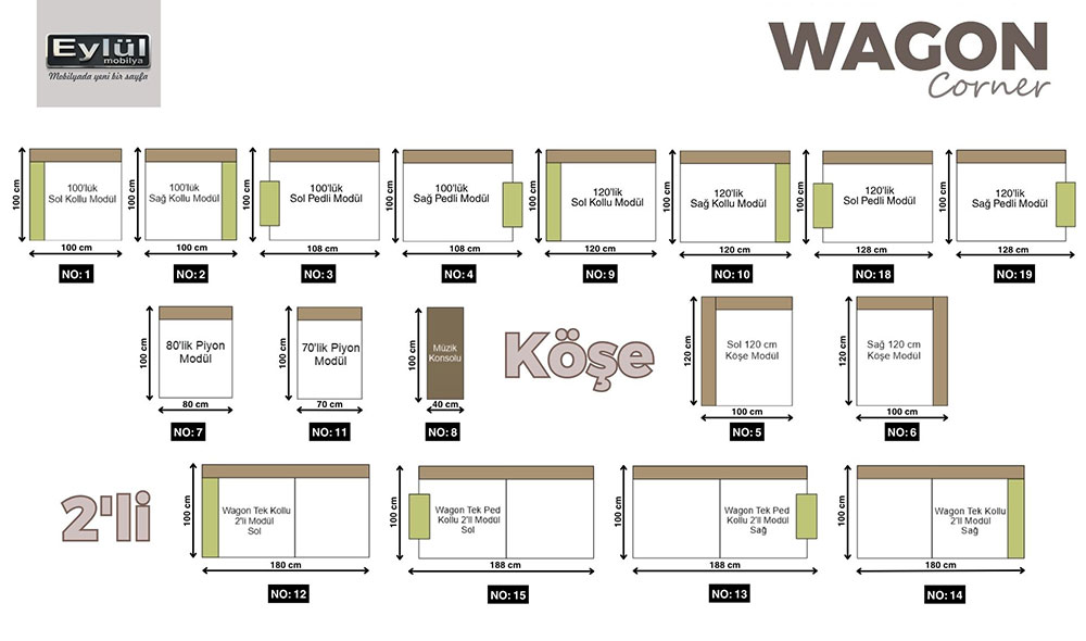 WAGON KOLTUK TK 3+3+1